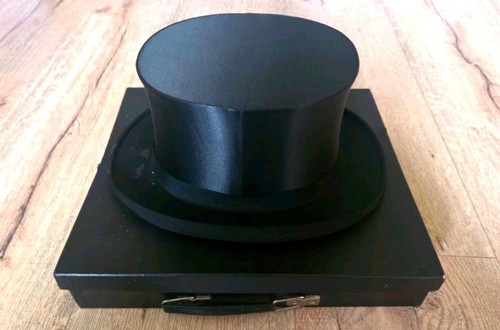Top hat silk antique - top,