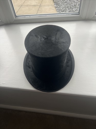 Silk top hat - silk,