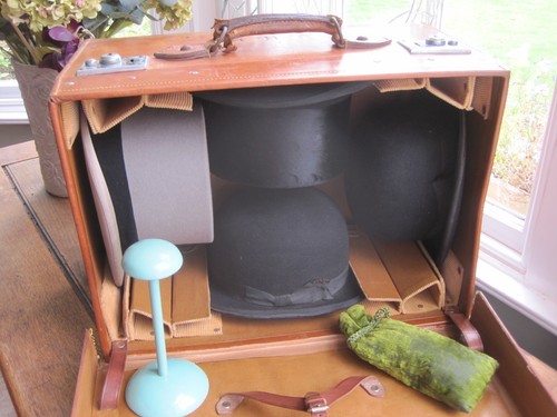 Antique dunn silk top hat - antique,