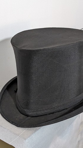 Vintage silk top - top, hat