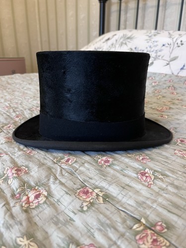 Immaculate silk top hat - silk, mint