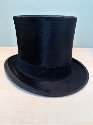 Antique silk top - top, hat