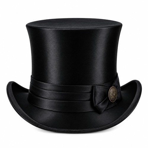 Men black silk - black, top