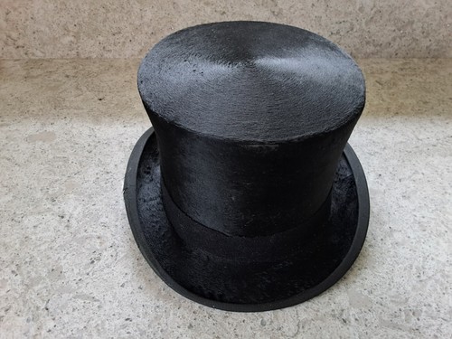 Ladies vintage silk top hat