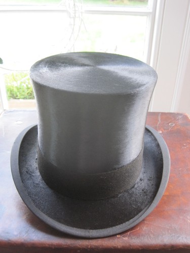 Antique woodrow silk top - silk, hat
